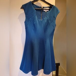 Nicole Miller Teal Mini Dress